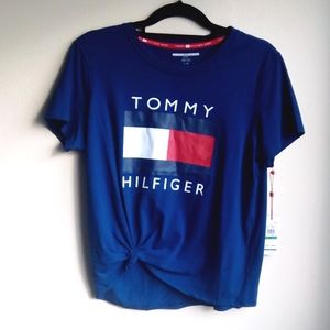 TOMMY HILFIGER | Sport Blue Tie Knot Tshirt, NWT